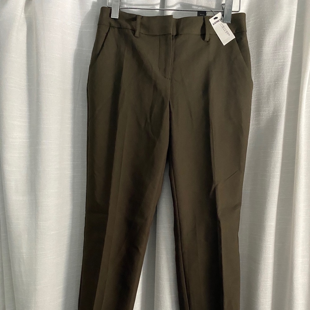 Express columnist ankle mid rise pant size 00s